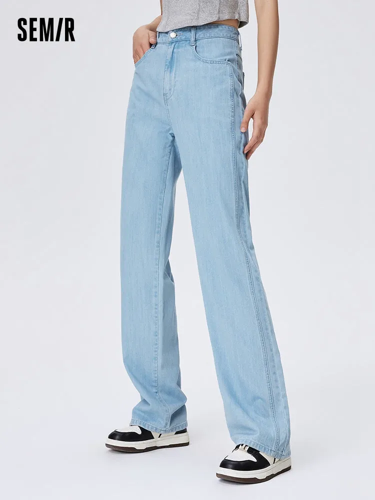 Women's Denim Comfortable Cool Wide Pants