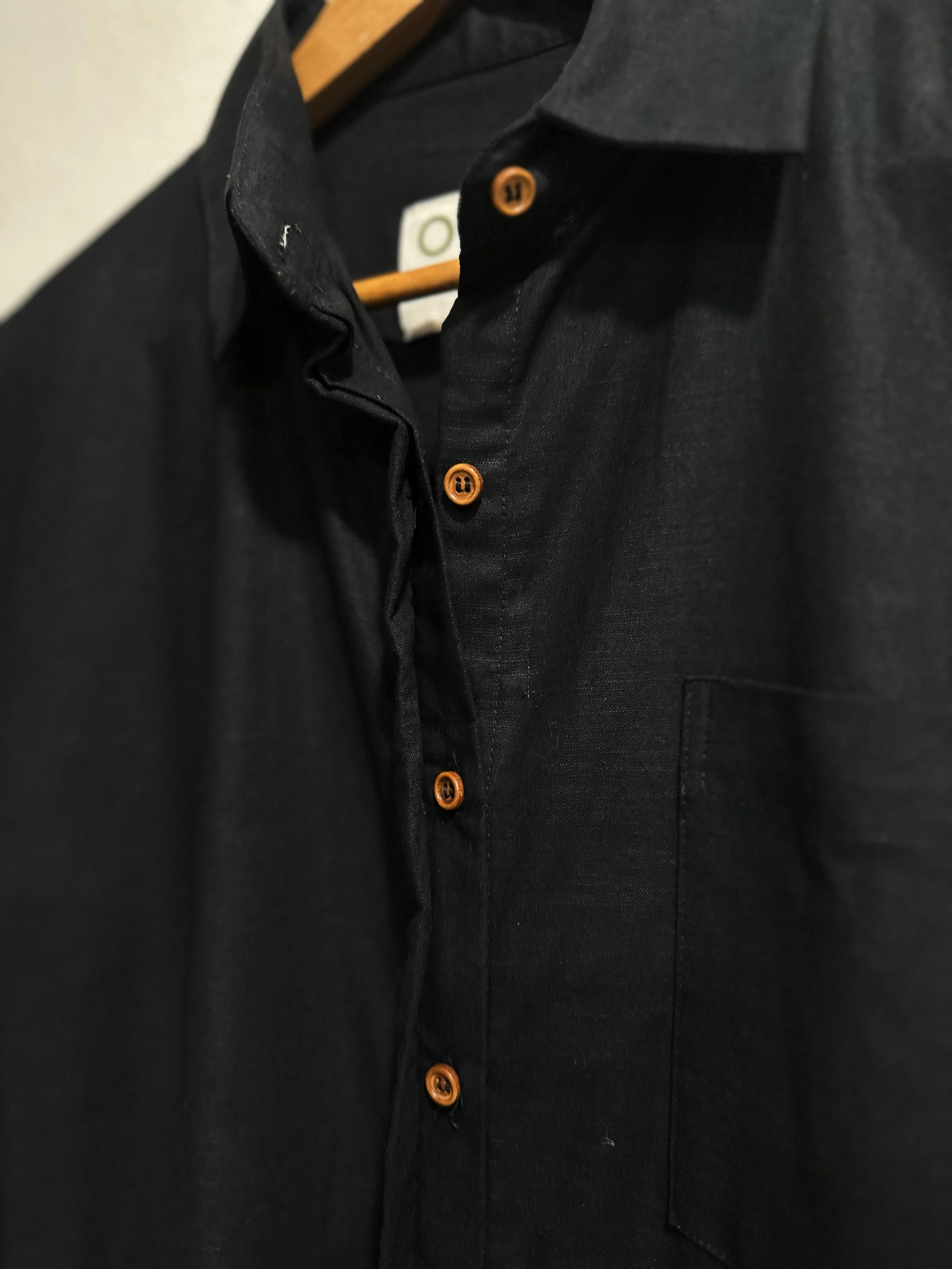 Womens: The Boxy Shirt Dress (Black)