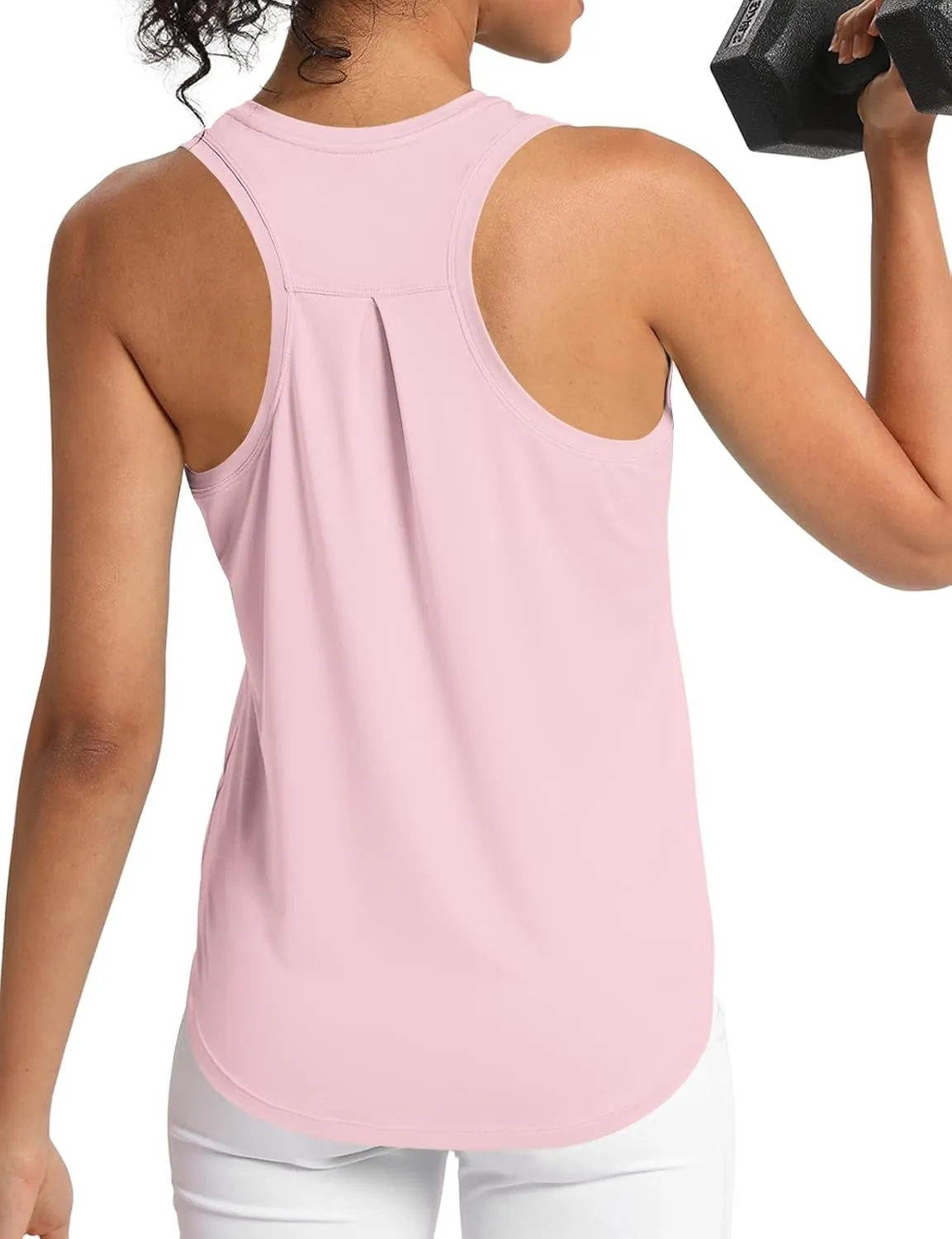 Women's Workout Tank Tops Woman Sleeveless Loose Fit Gym Tops Athletic Shirts Racerback Quick Dry UPF 50 