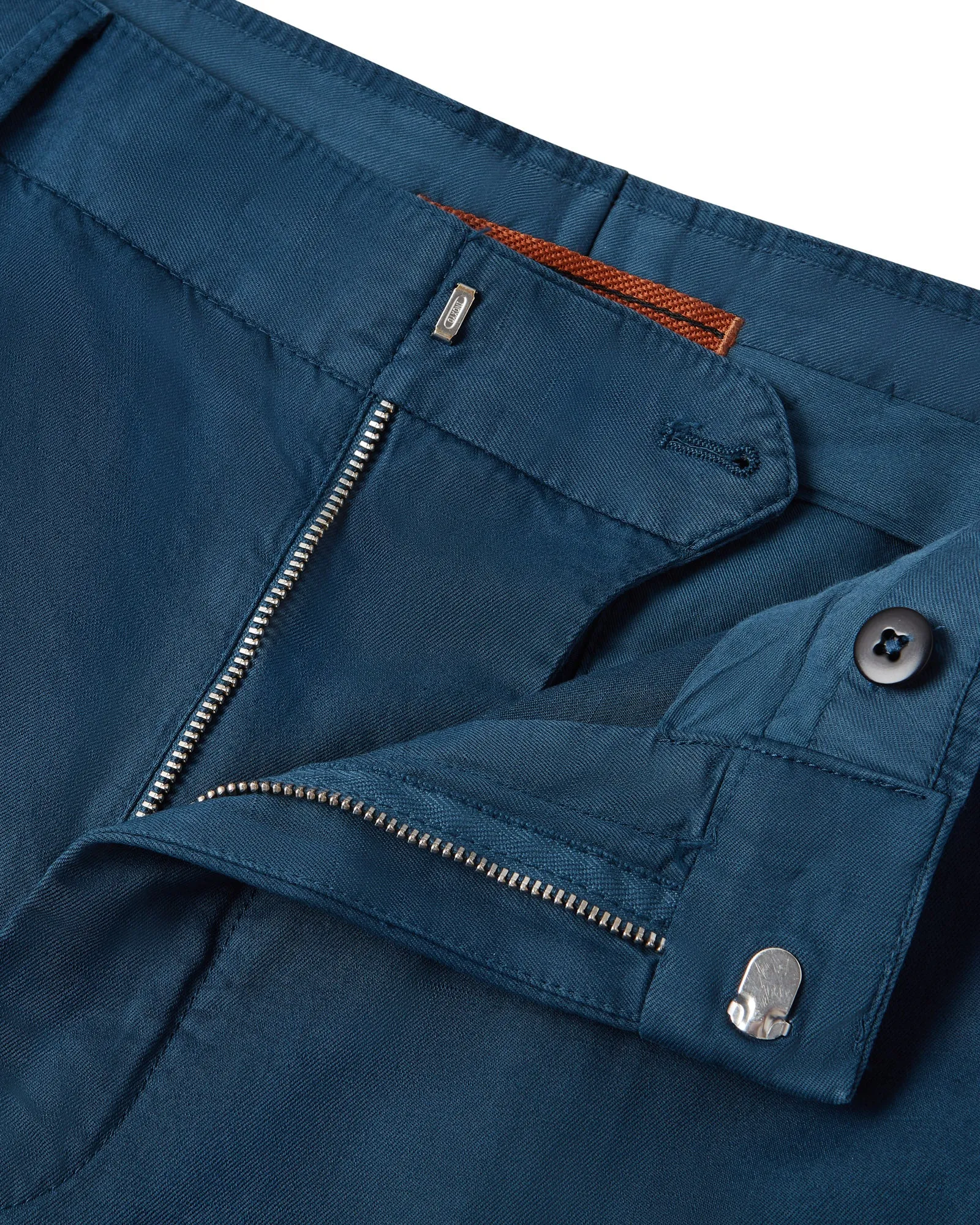 ZEGNA Pleated Chino Shorts (Blue)